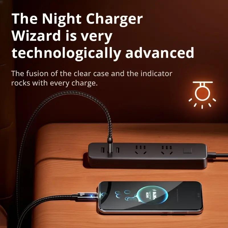 Intelligent Auto Power-Off USB Type-C Charger – Fast Charging & High-Speed Data Smartphone Electronic Cellphone 8