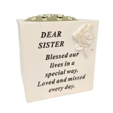 option selection - cream & gold Rose flower vase 1