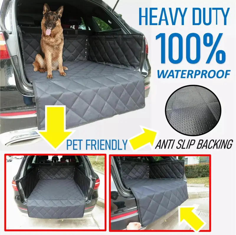 FOR SEAT TARRACO - Premium Heavy Duty Quilted Boot Liner Mat Pet Dog Protector Bumper 0