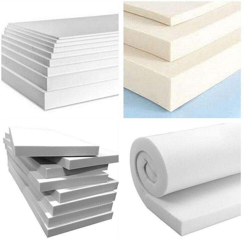 High-Density Upholstery Foam Seat Cushion Replacement - Custom Cut Padding for Sofa, Chair, Bench, Seat - Home Accessories Supplies 2