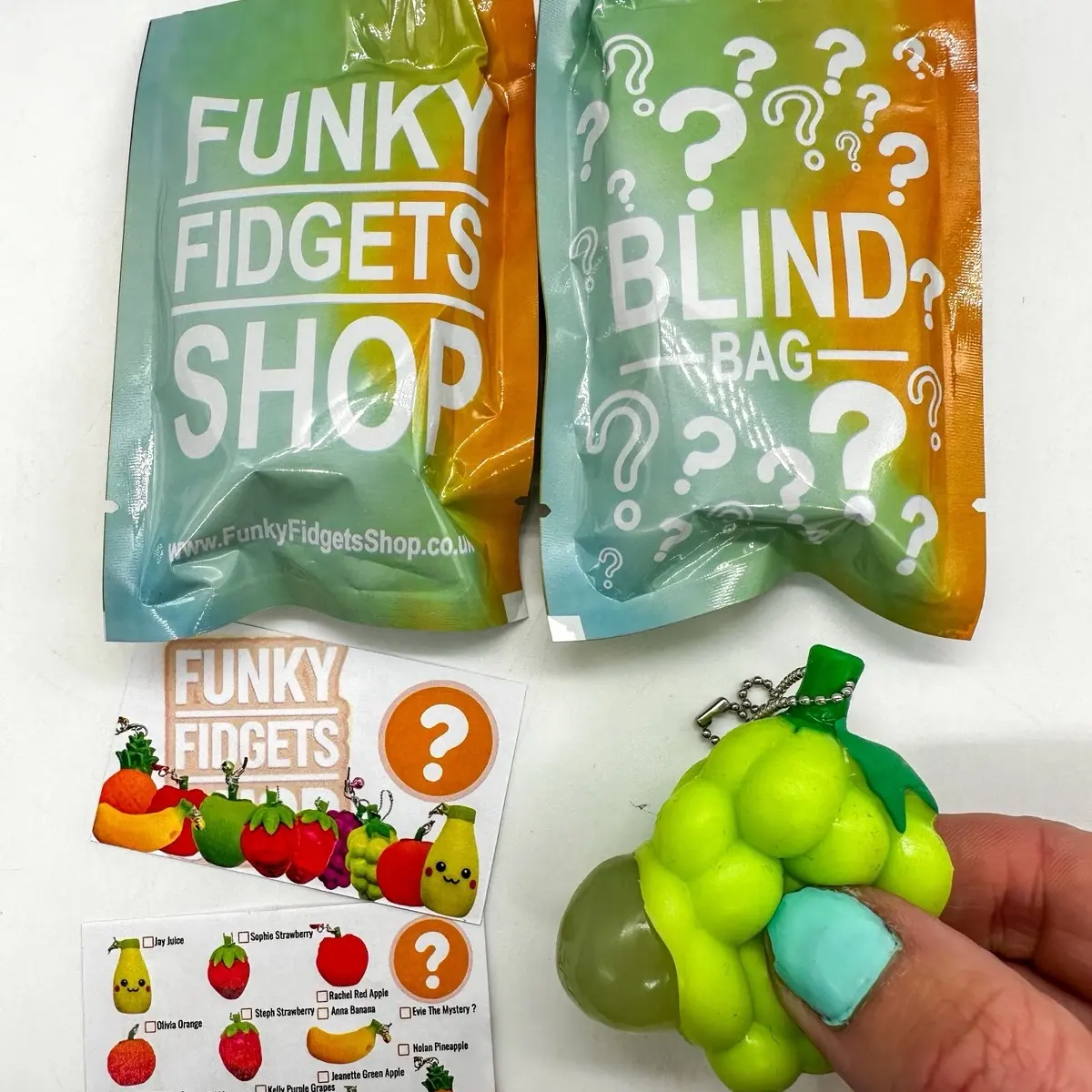 Funky Fidgets Toy Blind Bag Mystery Keychain