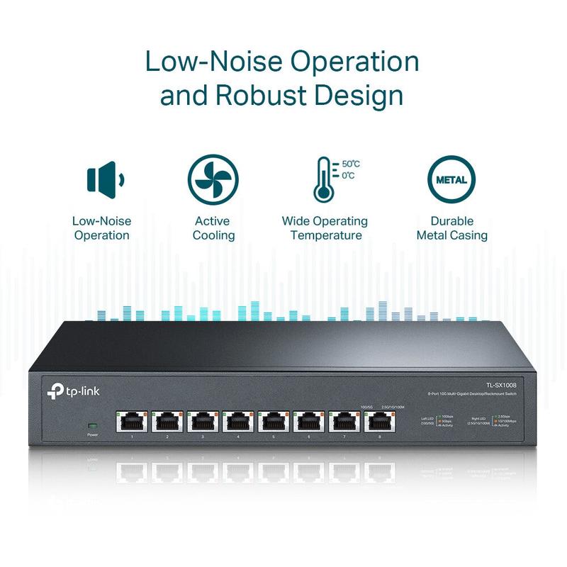TP-Link 8-Port 10G Desktop/Rackmount Switch 6