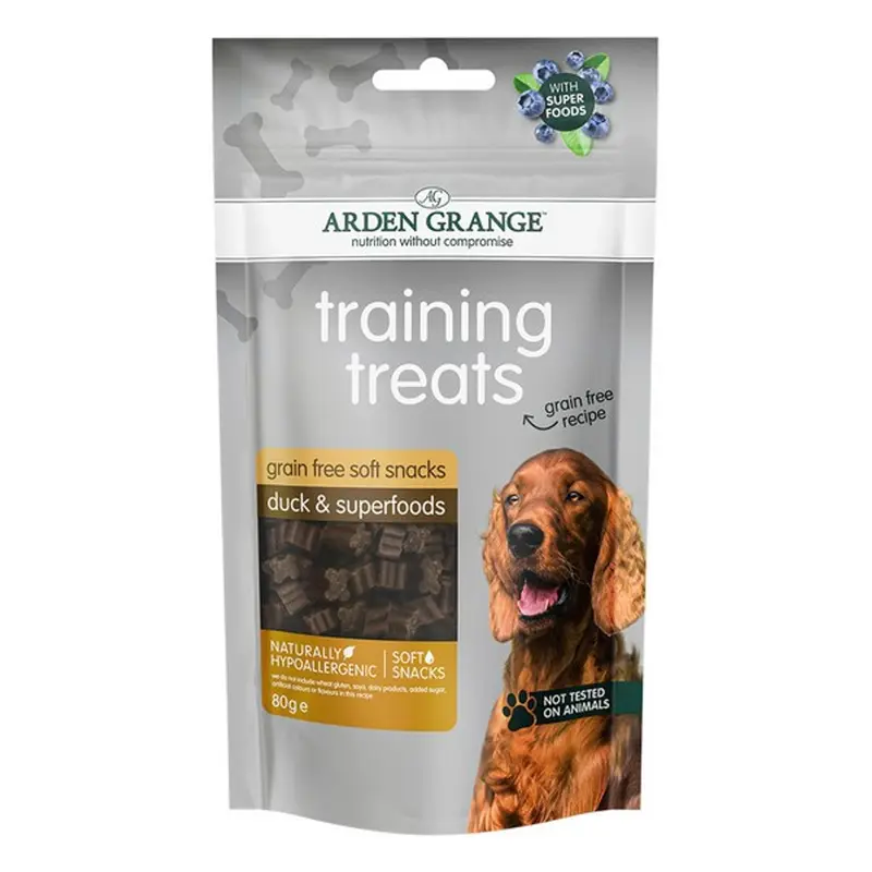 Arden Grange Training Treats Grain Free Duck & Superfoods (80g) 0