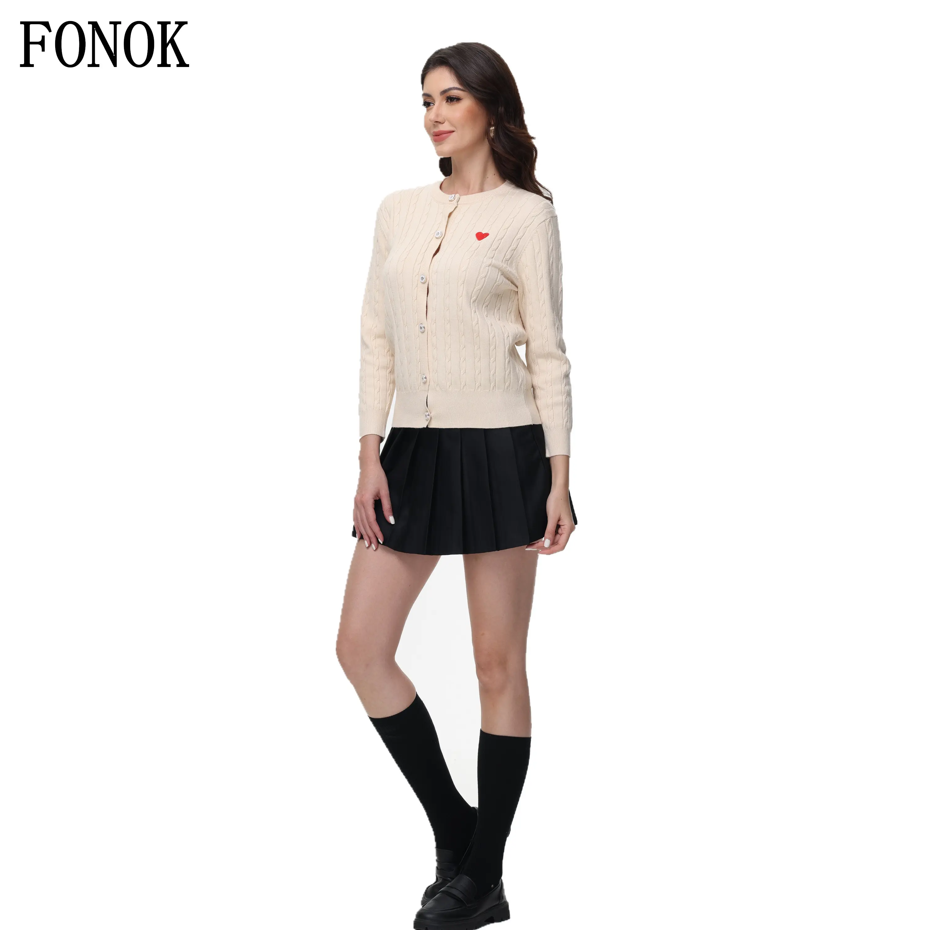 Student short skirt with safety trousers + zip + buttons,Versatile sweet pleated skirt, 2025 new spring and summer ladies short skirt