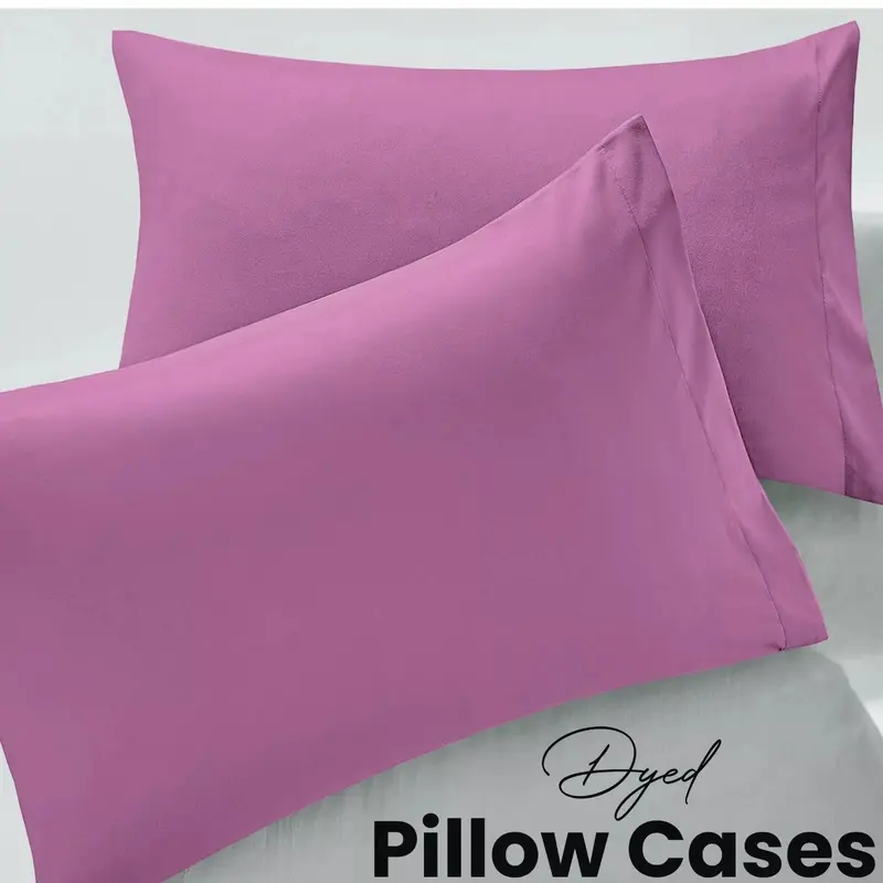 Soft Poly Cotton Pillow Cases - Set of 2 for Dreamy ComfortSoft Poly Cotton Pillow Cases - Set of 2 for Dreamy ComfortSoft Poly Cotton Pillow Cases - Set of 2 for Dreamy ComfortSoft Poly Cotton Pillow Cases 1