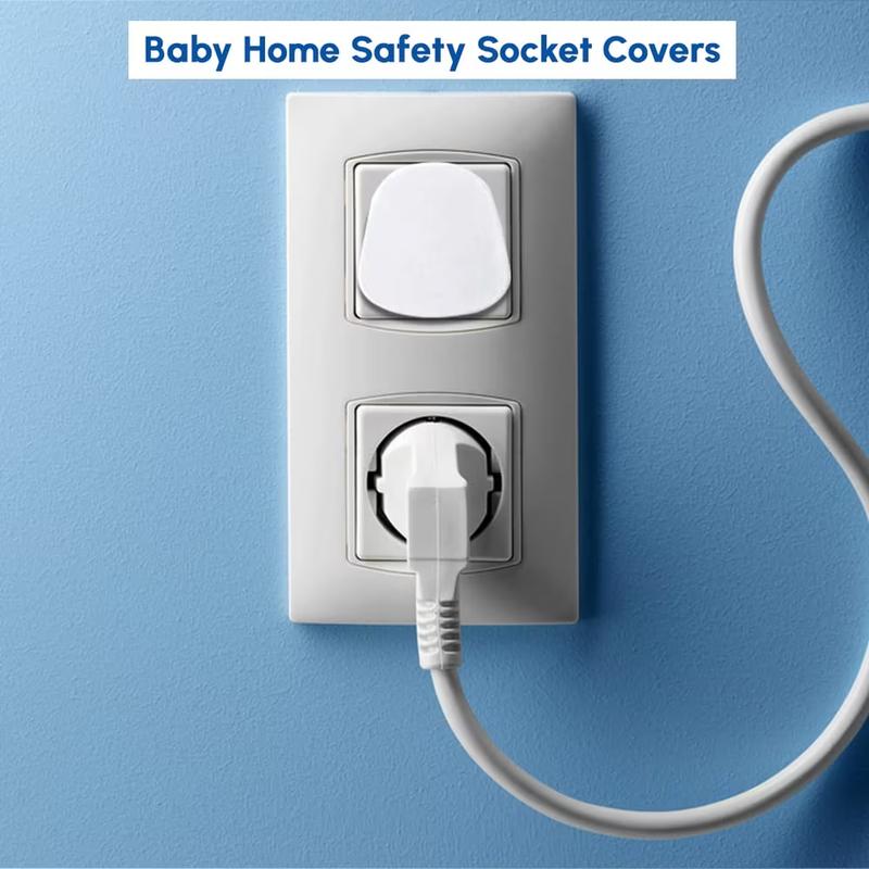 Socket Covers Set of 10 Child Proof Guard Electric Protectors Kids socket tower charger extensioncord powerstrip hager electrical sockets 4