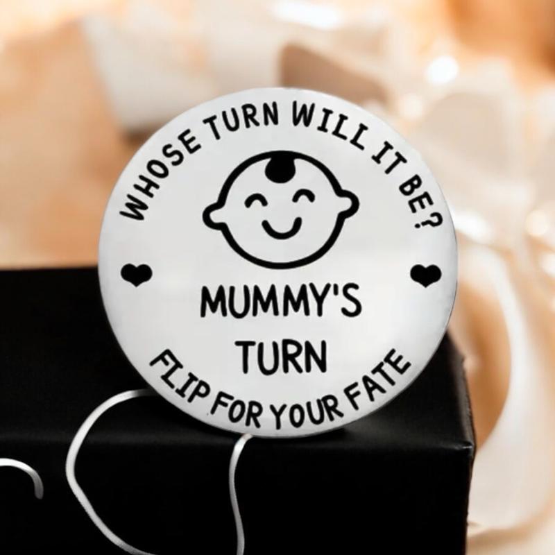 Double Sided New Parent Decision Coin Gift 1
