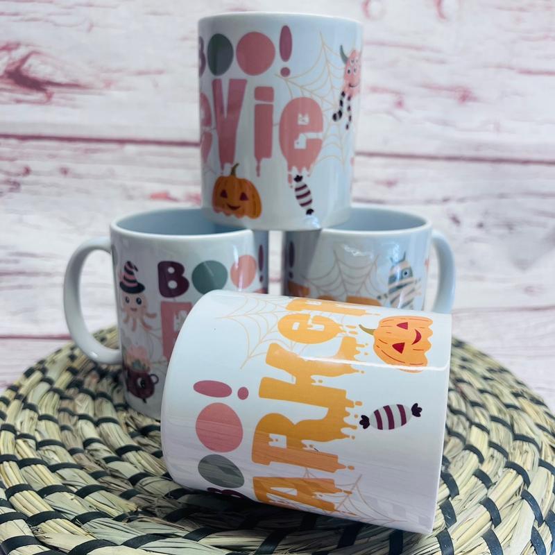 ‘Little Monsters’ Personalised Halloween Mug 0