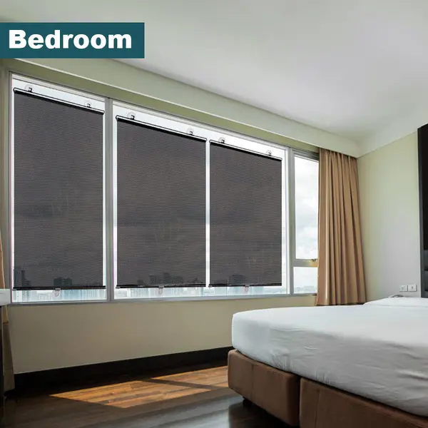 Car automatic roller blind sunshade, car insulating curtain, car front gear automatic retractable sunshade 4