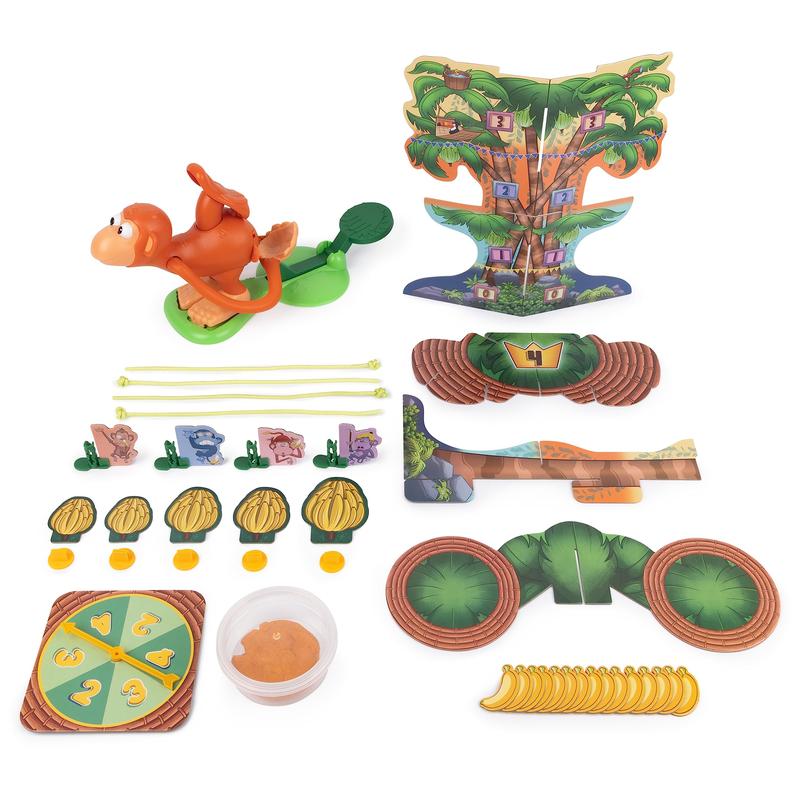Spin Master Games, Monkey See Monkey Poo Game, Fun Games, Sensory Toys, Family Games, Funny Gifts, Christmas Gifts for Kids, for Ages 4+ 5