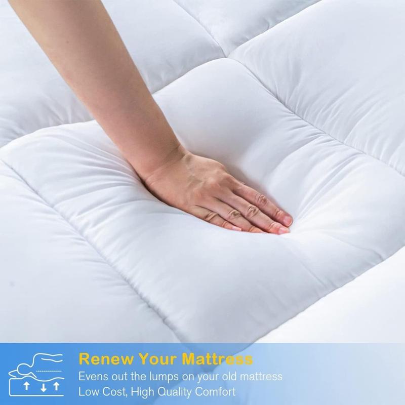 Mattress Topper 4"Inch Deep Luxury Soft Hotel Quality Microfiber All Sizes 4cm Breathable Washable 7