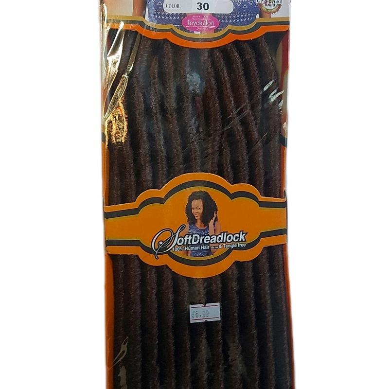 Angels soft dreadlock 100% premium hair,tangle free,crochet braid  in colour 1,2,4,30  and 27 boho braids 3