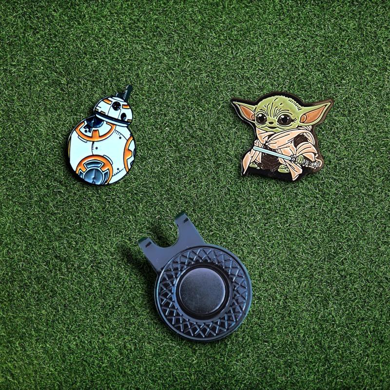 OG Golf Ball Marker & Hat Clip Set - BB-8 & Baby Yoda | In Gift Tin 1