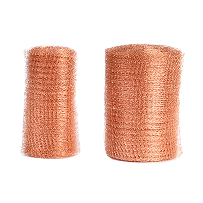 Pure Copper Mesh for Rodent, Slug, and Snail Control, Durable Blocker for Rats and Pests, Knitted Soffit Mesh for Vent Protection, Eco-Friendly Barrier for Home and Garden, Corrosion-Resistant, Easy to Install, and Versatile Pest Control Solution - 3M,10M