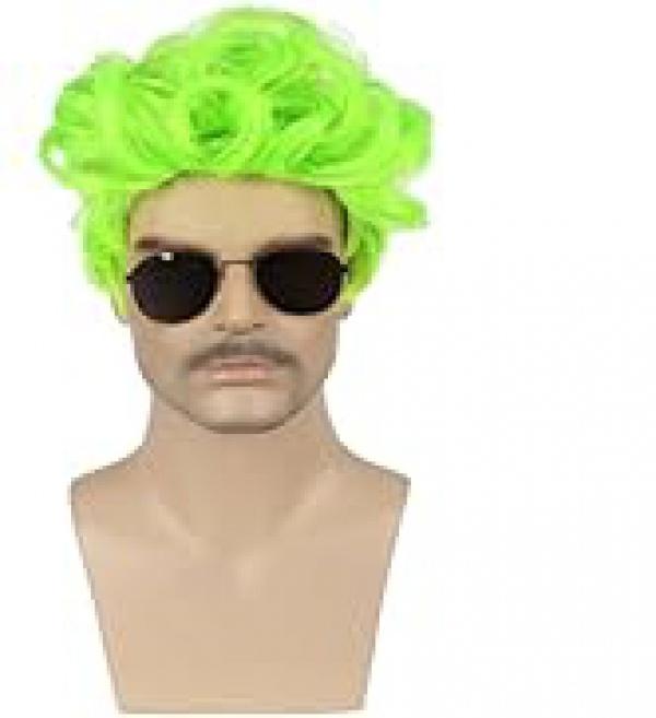 Product Introduction of incohair Green Wigs matcha green Wig with Bangs Women Girls Short Curly Wavy Bob Wig Shoulder Synthetic Party Wigs Wig Cap Included (matcha green) 44