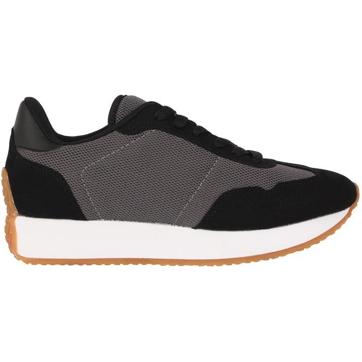 Fabric Womens Lyon Trainers Sneakers Sports Shoes Classic 1