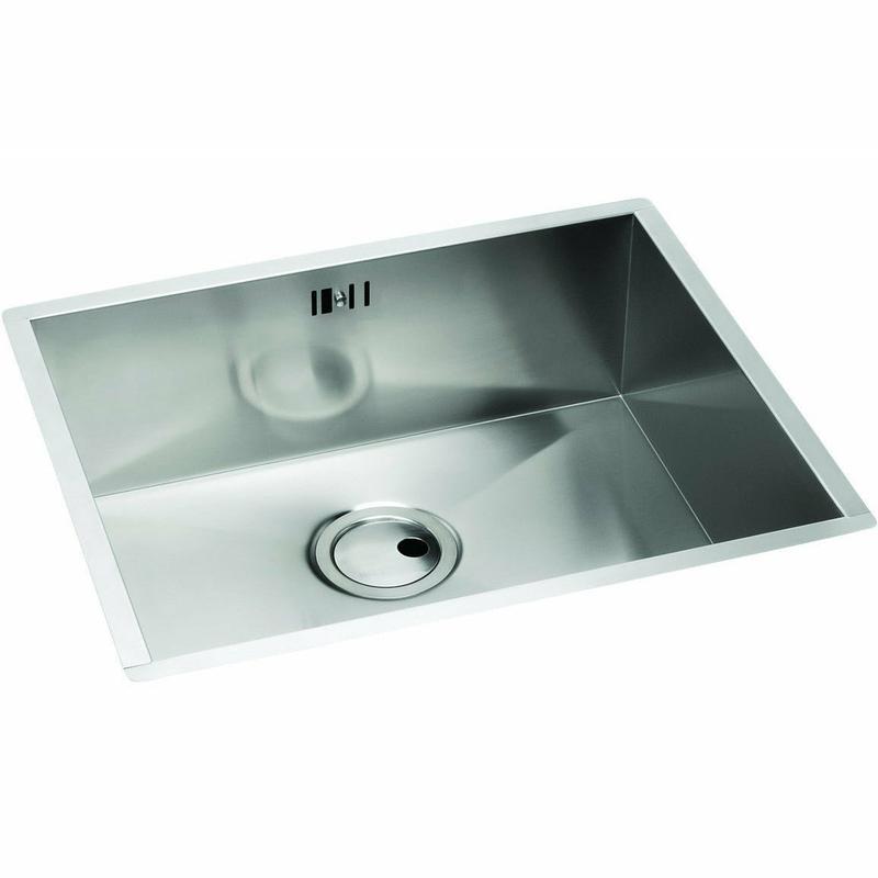 Abode Matrix R0 500mm 1 Bowl Undermount Sink Stainless Steel 1