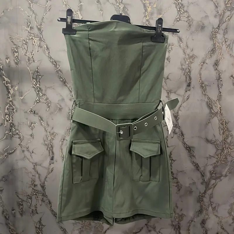 Belted Cargo Skort Dress 3