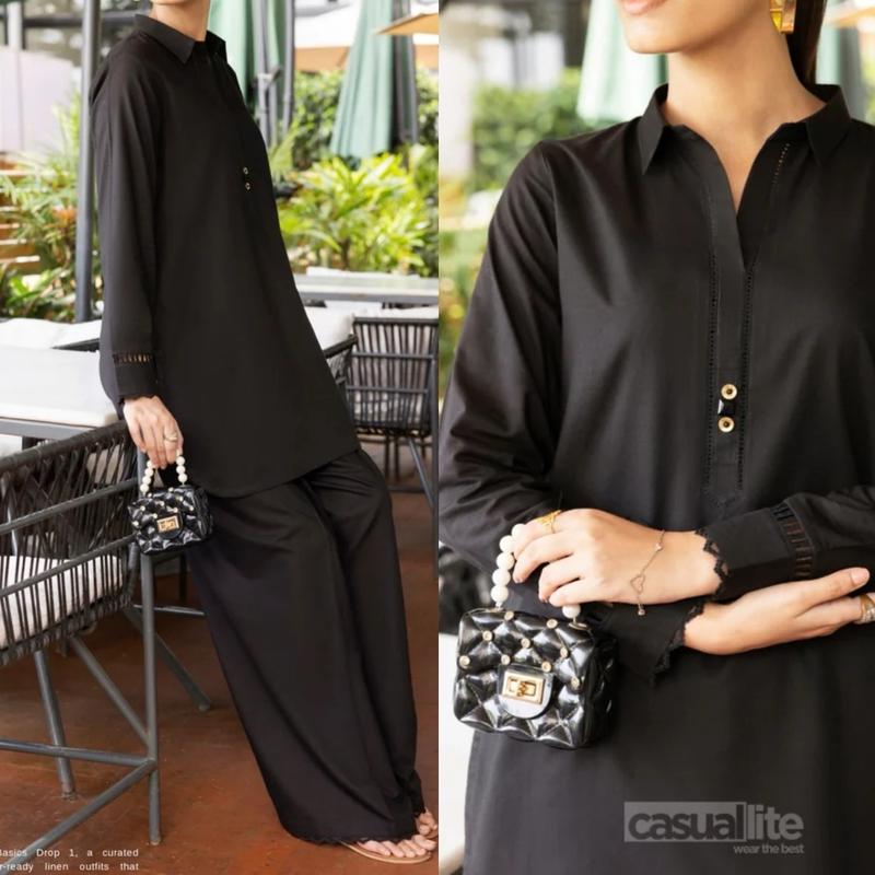 CASUALLITE 'LINEN BASICS VOL 1'| LINEN 2PC READYMADE 6 DESIGNS Sizes S-XL 1