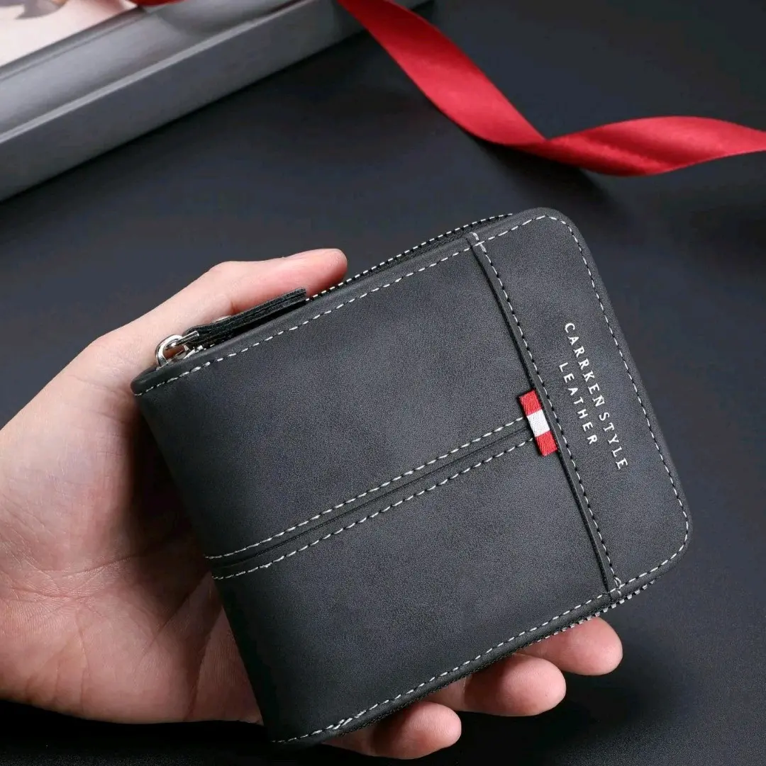 Men's Minimalist RFID Blocking Wallet 2024 New Style for Daily Travel Work Commute - Compact and Lightweight