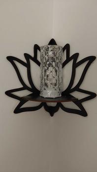 Product Review of Room Decor Lotus Shaped Wall Mounted Shelf, Creative Hollow Out Design Wall Decor Rack, Storage for Bedroom, Multifunctional Wall Decor for Home Living Room Bedroom, Gift for Girlfriend, Autumn Home Decor from C**a S**e 0