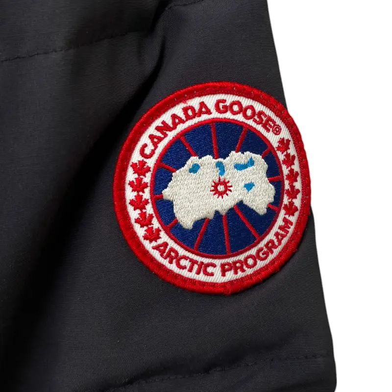 Preowned Canada Goose Men's Carson Down Jacket Charcoal Size M 4