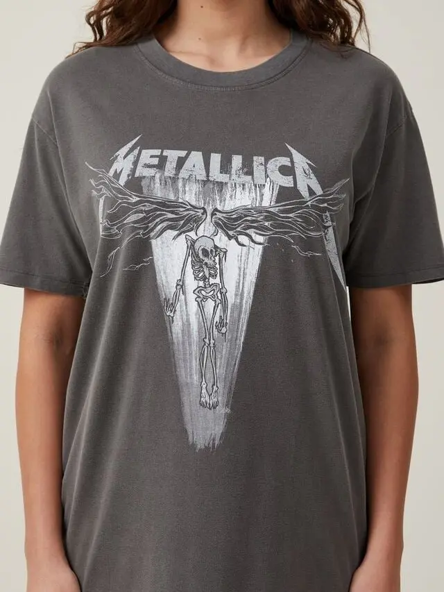 Vintage Metallica T-Shirt, Hard Rock Shirt, Metallica Retro Shirt, Metallica Tour Shirt, Concert Shirt