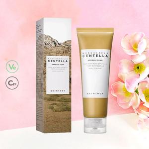 SKIN1004 - Madagascar Centella Ampoule Foam - 125ml / 20ml Sensitive Skincare Facial Foaming Cleansing Cleanser Gentle Comfort Hyaluronic Moisturize cream cleanse  hydrated soft Hydrating Moisture Moisturizer Moisturizing water based cleanser korean