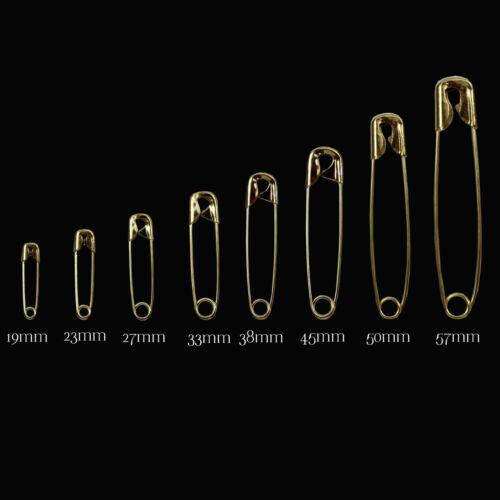 Gold Safety Pins 1
