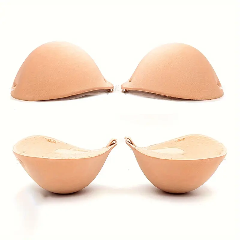 Silicone Thickened Bra Enhancer Pads - Soft, Wireless, Opaque, Hand Washable, Non-Textile Lingerie Accessories for Women - Comfortable Chest Support and Enhancement 2