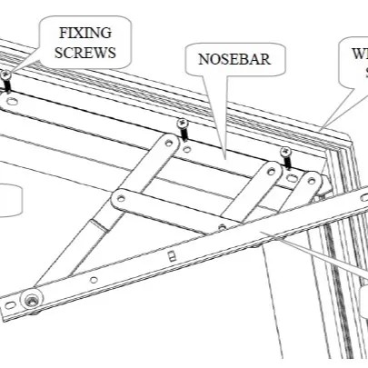 12" uPVC Window Hinges Friction Stays - Side Hung Egress Fire Escape (1 Pair) for Home Improvement 1