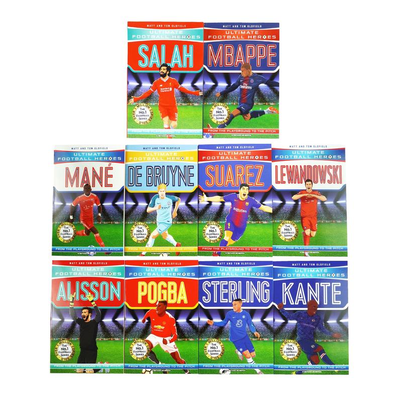Ultimate Football Heroes Series 2 by Matt & Tom Oldfield 10 Books Collection Set - Ages 6-12 - Paperback 1