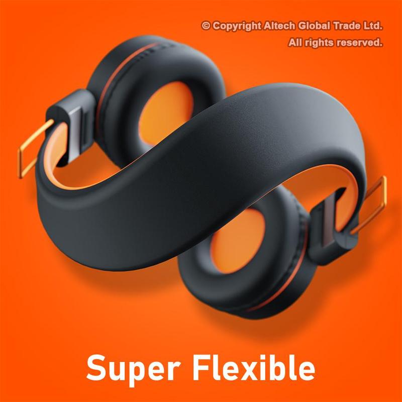 Foldable Hybrid Wireless Headphones Audio Cable Durable Earphones Earbud Adjustable Bluetooth Charging Microphone Plug 4