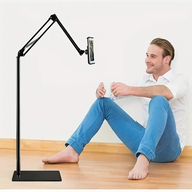 Universal 360-degree Adjustable Floor Stand Holder For Tablet/iPad/Phone 2