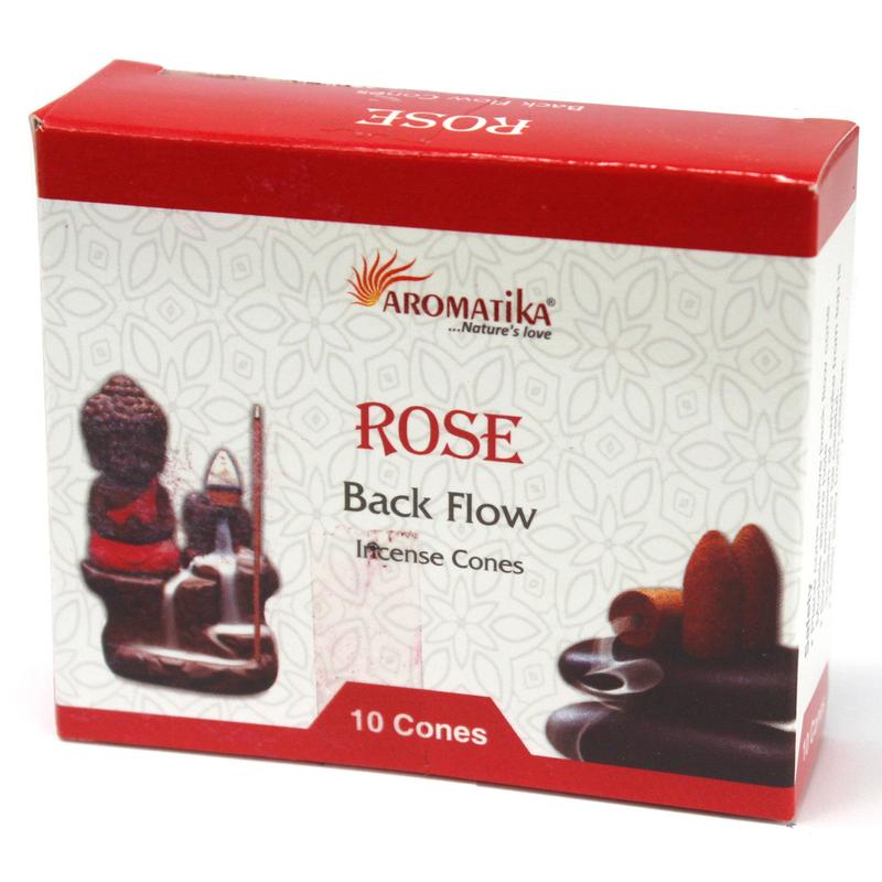 Aromatika Backflow Incense Cones (pack of 10) for Meditation, Aromatherapy & Reiki - Natural Herbs, Oils & Resins 6