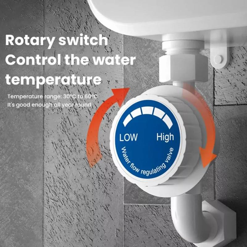 3500W Tankless Hot Water Heater Shower Electric Portable Instant Boiler Bathroom 1