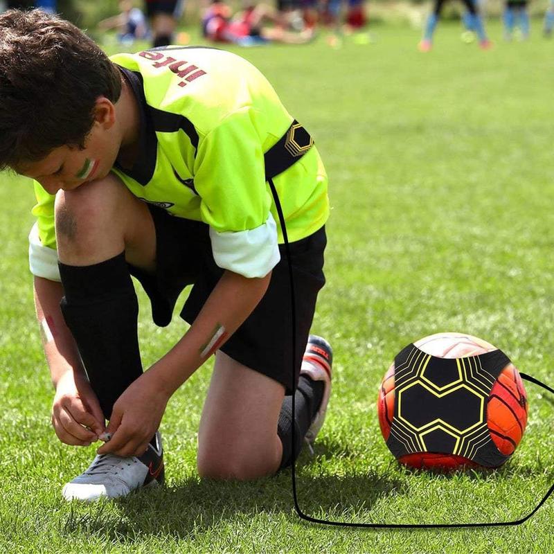 Football Kick Trainer- Football Training Equipment, Soccer Solo Skill Practice Training Aid, Training Aid Football Skills Improvement for Kids Adults 5