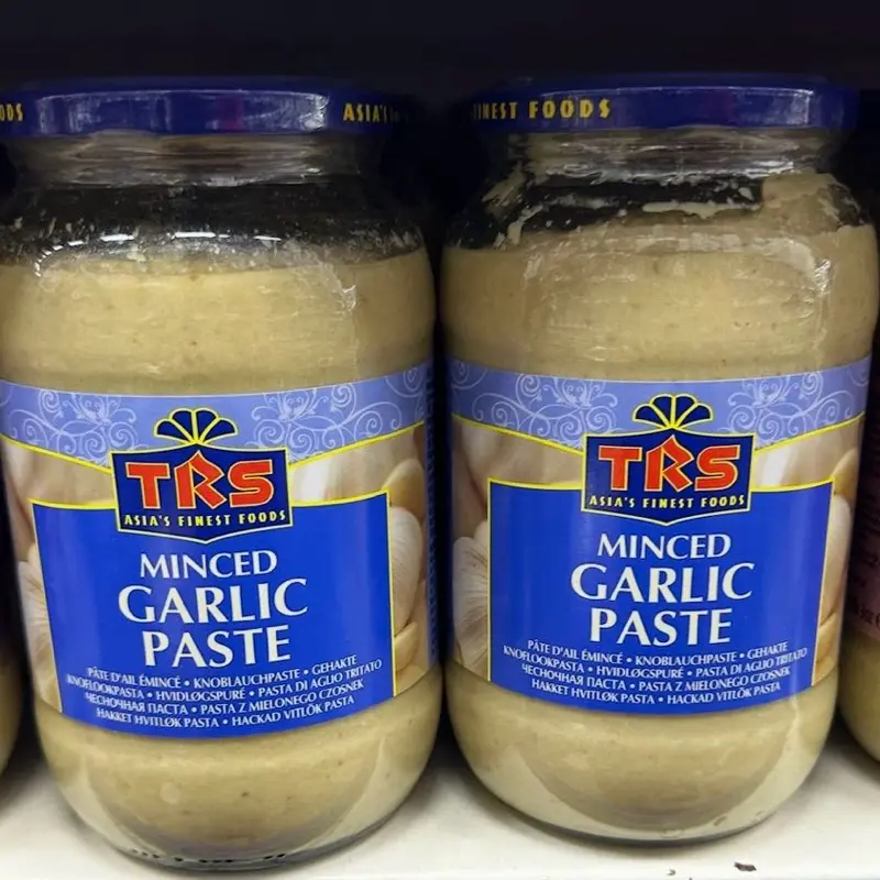 Pack of 2 TRS Minced Garlic Paste 1kg - Perfect for Adding Flavor to Your Cooking - Dip