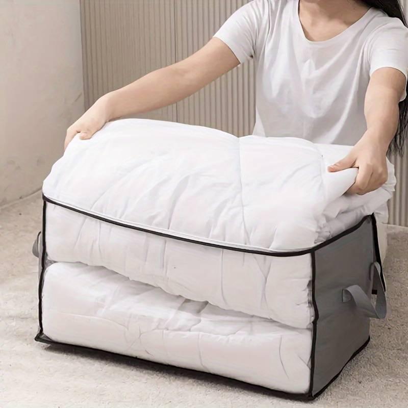 Storage Bag Clothes Linen Organiser Cotton Bags Pouch Wall Fabric Pockets Home Foldable Containers Holder UK Brand 1