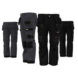 NOROZE Men's Cargo Outdoor Trouser Menswear Multiple Pockets Triple Stitched Relaxed Fit Trousers