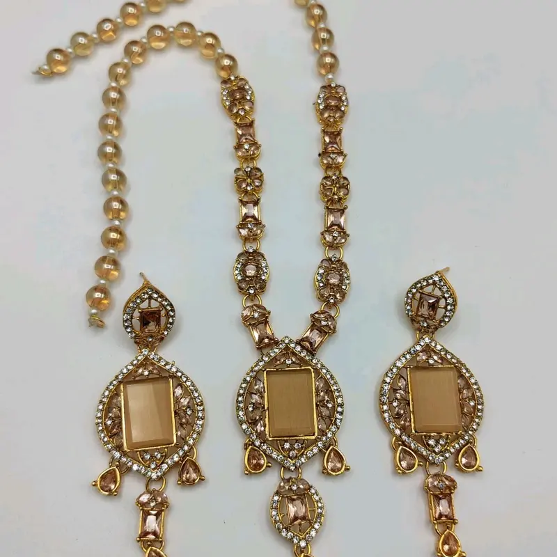 Gold Plated Egyptian long necklace Set... 3