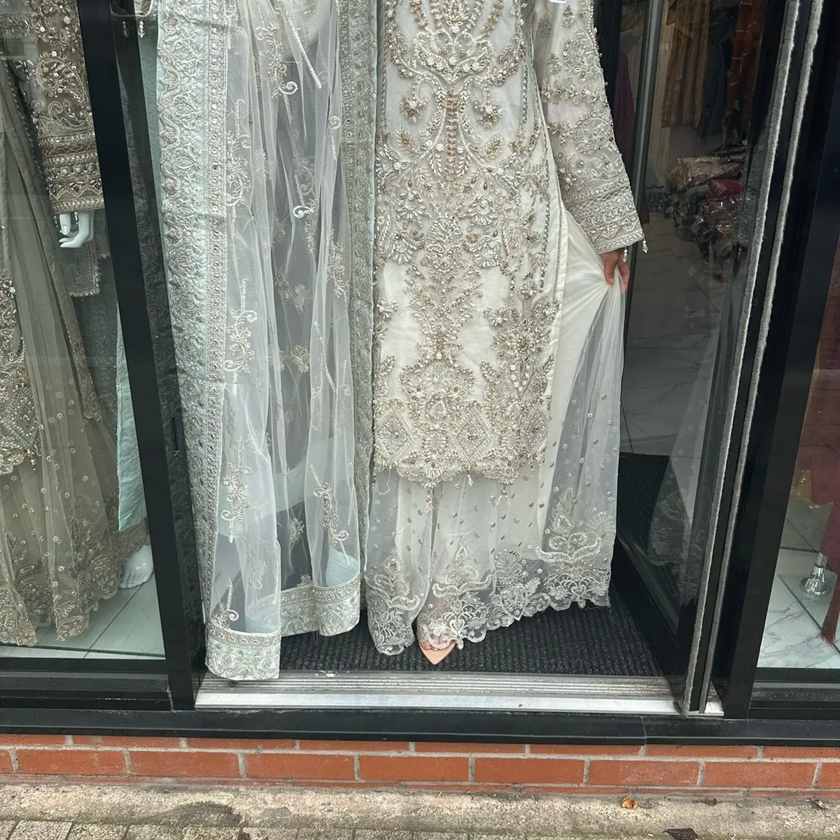 Sapphire luxury sharara -ivory