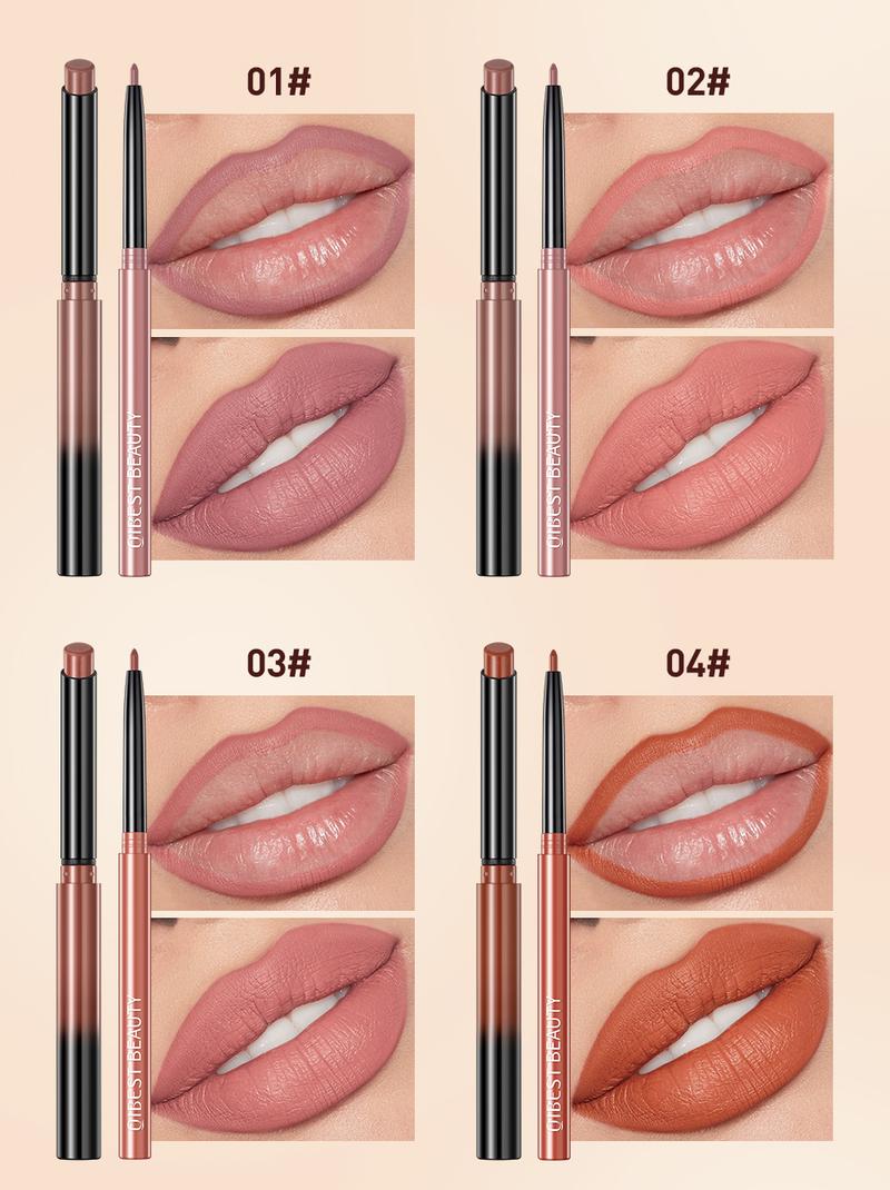 Product Introduction of QIBEST Lipstick Pencil Waterproof Sexy Red Nude Purple Matte Tint Lipstick Lasting Lip liner Pen Longlasting Makeup Cosmetics Eyeliner Lipliner 42
