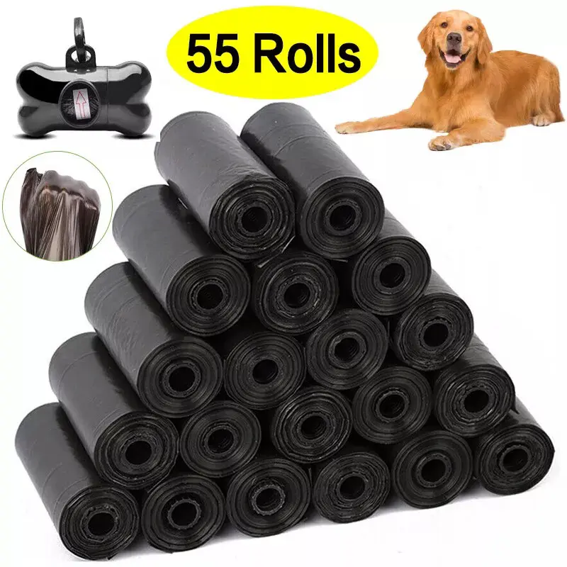 1100x Dog Poo Bags Biodegradable Pet Cat Dog Poop Waste Bags with Dispenser  - Perfect for Pet Waste 1