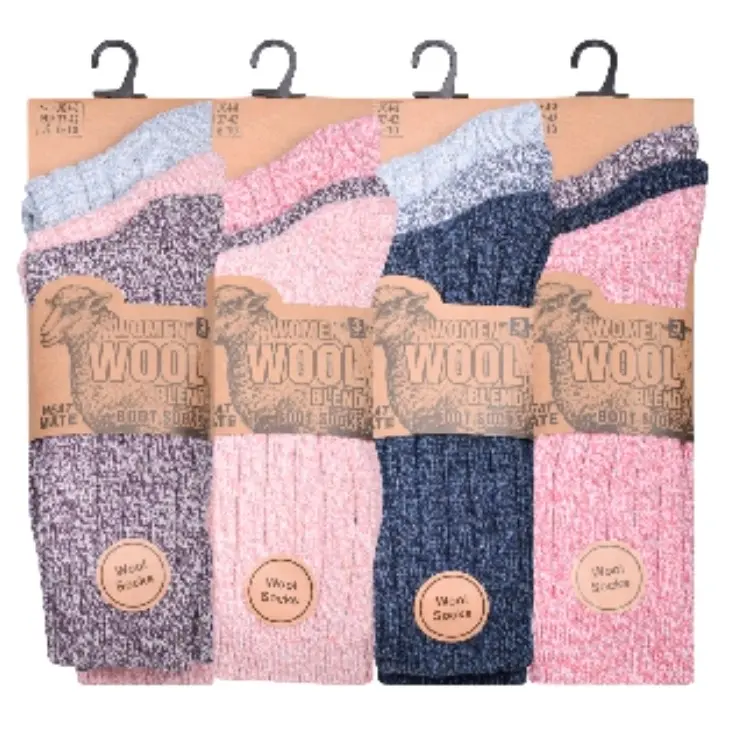 Women's Heat Mate Wool Socks - Comfortable and Stylish - Womenswear Size 6-10