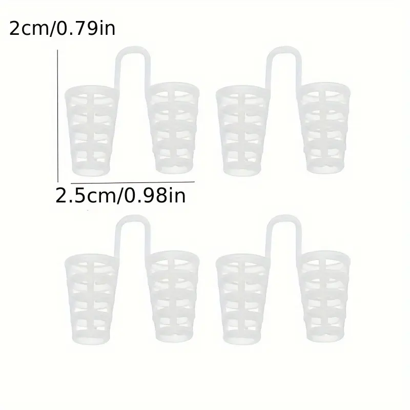 2/4/8pcs Mini Anti-Snoring Device, Snoring Sleep Anti-Snoring Nose Clip, Anti-Snoring Device, for Better Sleep 4