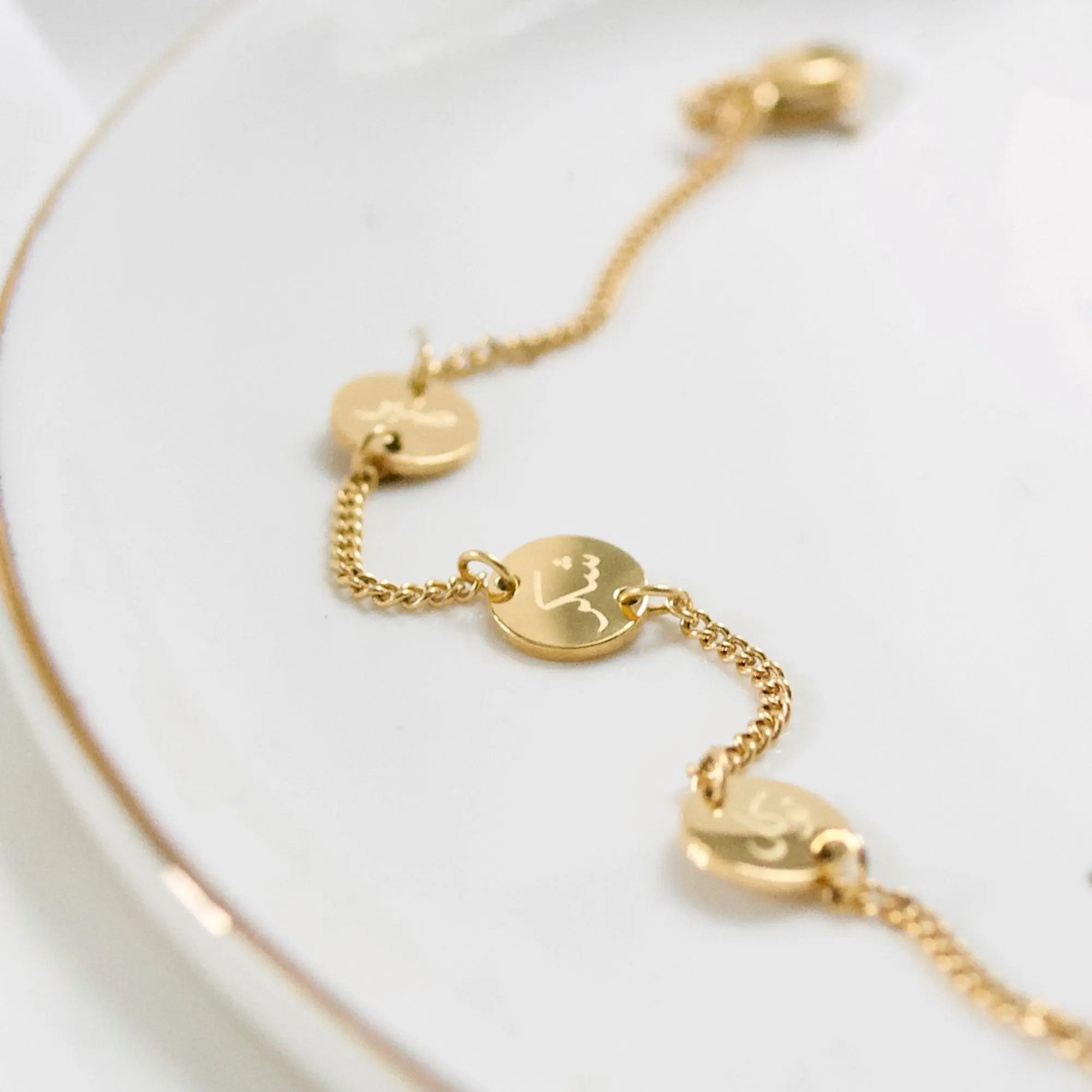 Happiness Bracelet | Patience, Gratitude & Trust (in God)