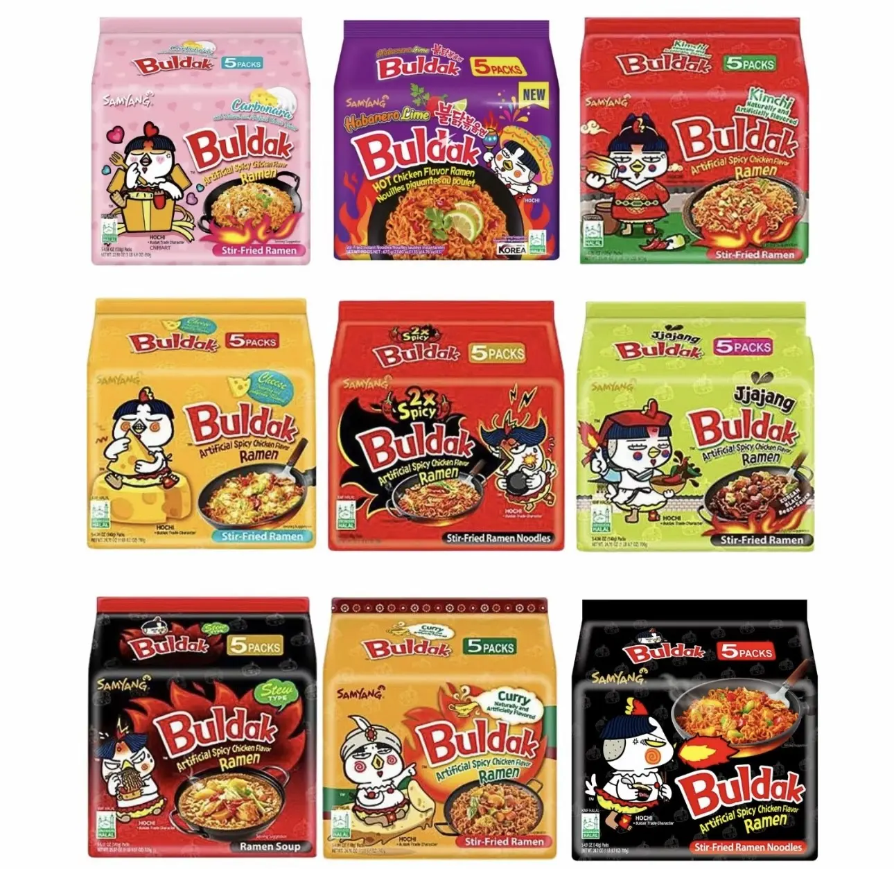 SAMYANG BULDAK RAMEN noodle