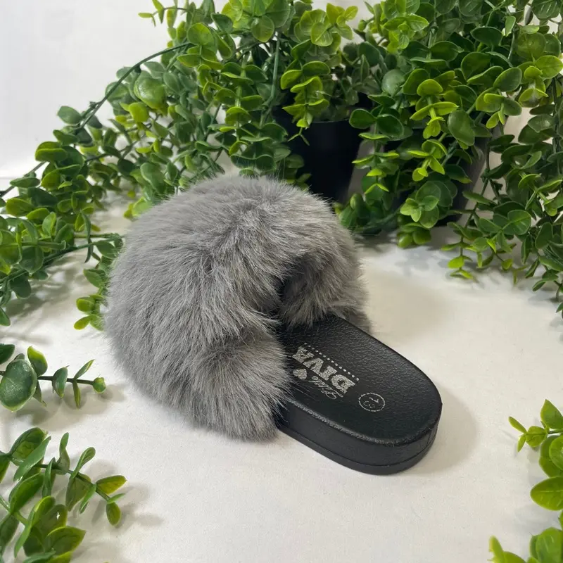 Girl's Comfy Fluffy Slider - Perfect for Summer - GS8377 4