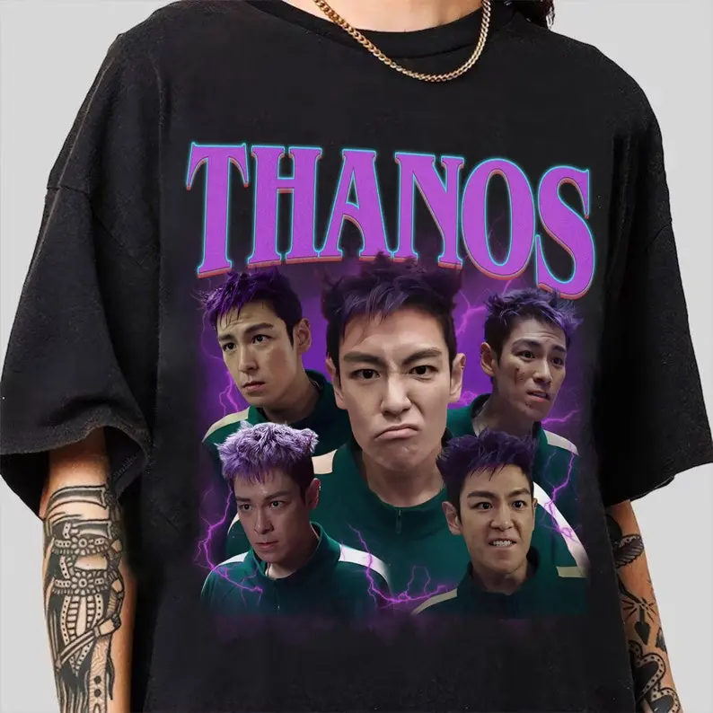 Choi Seung-hyun Shirt Vintage Bootleg Graphic Tee T-Shirt Retro Sweatshirt Gift For Her, Vintage Inspired Squid t shirt, K-POP Fan Apparel, Retro Korean Drama t shirt